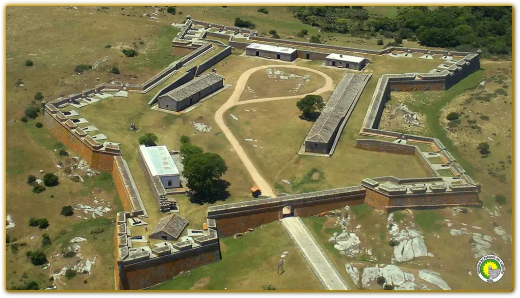 Vista aérea de la Fortaleza de Santa Teresa